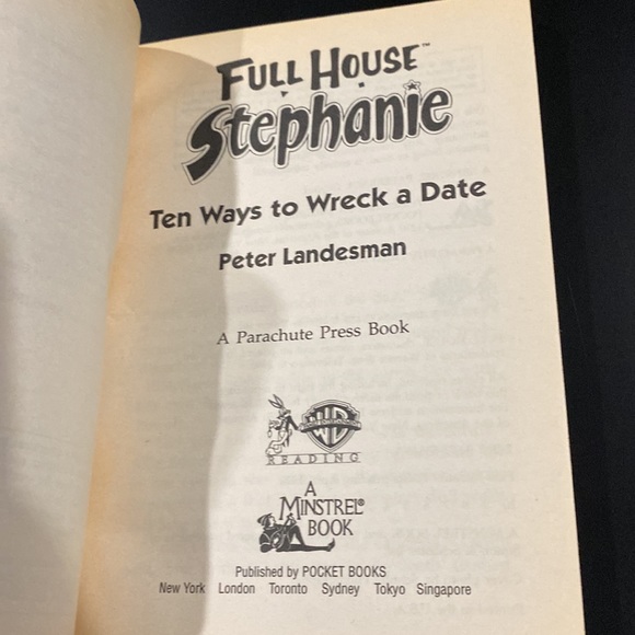 Full House Stephanie #15: Ten Ways to Wreck A Date by Peter Landesman - Novel - Picture 6 of 9